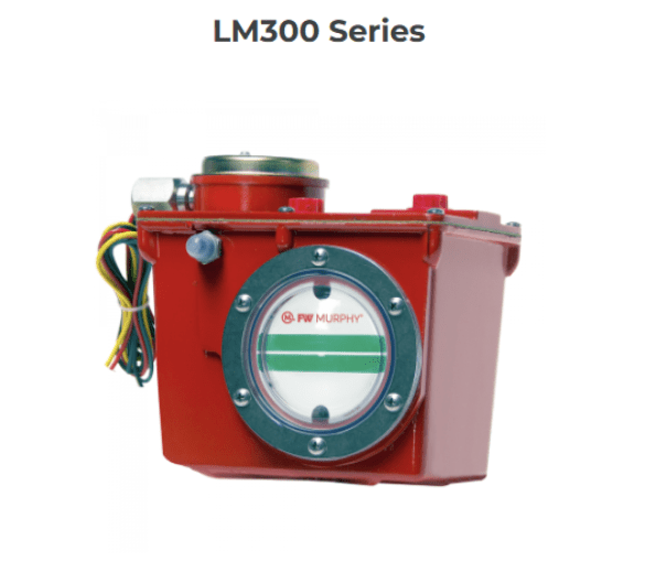 Cover of the LM300 Series manual by FW Murphy, featuring a sleek design and product specifications